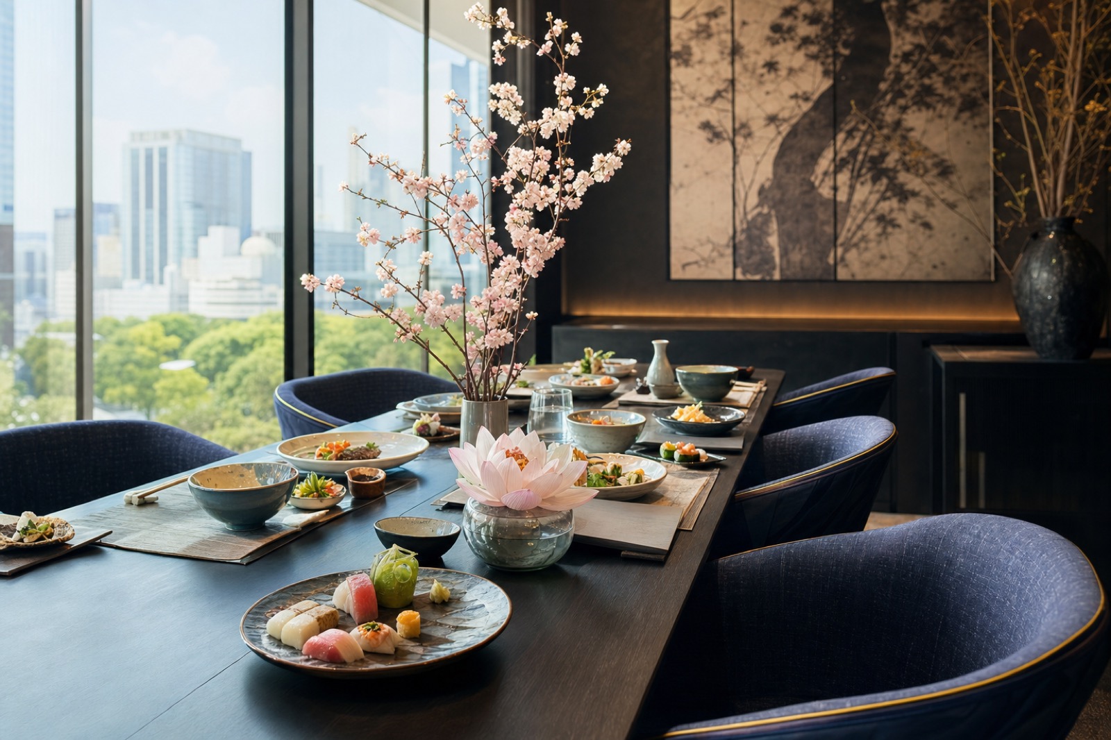 都内での昼食会のイメージ